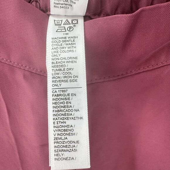 Athleta Cam Cool Plum Lounge Pant WMNS Large Sleep Ware Wide Leg Tawny Rose High - Picture 6 of 10
